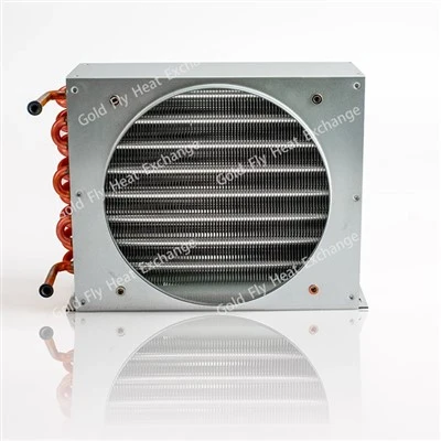 Condensador de tubo de aletas adecuado para refrigeradores